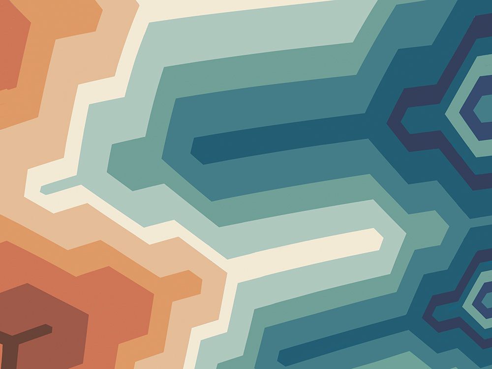 Funky Geo II art print by Emma Peal for $57.95 CAD