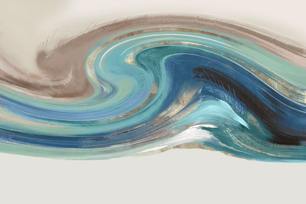 Blue Elements I art print by Emma Peal for $57.95 CAD