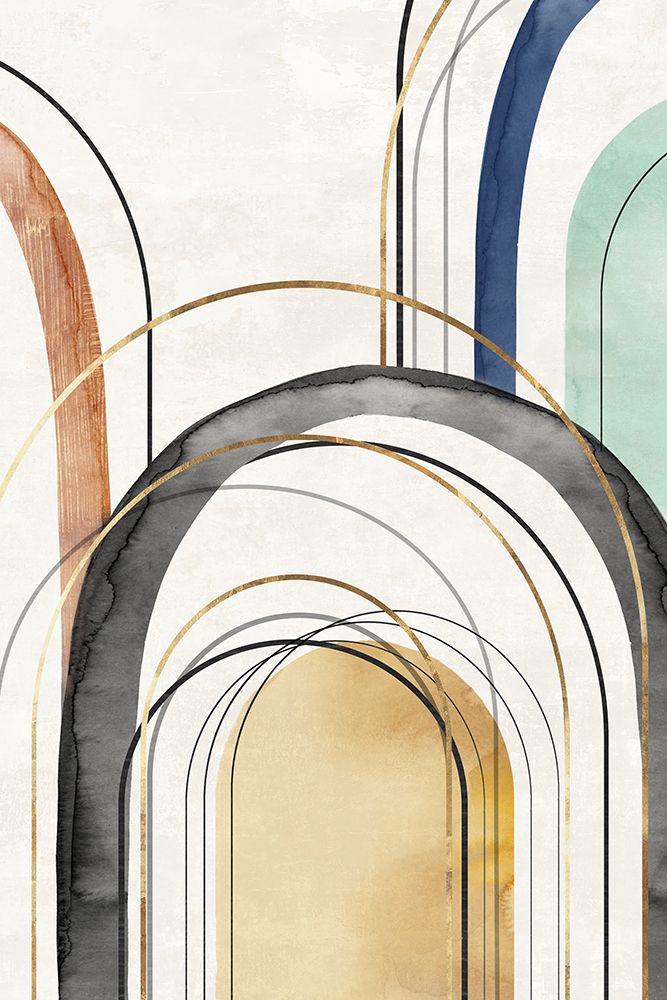Golden Arches I art print by Emma Peal for $57.95 CAD