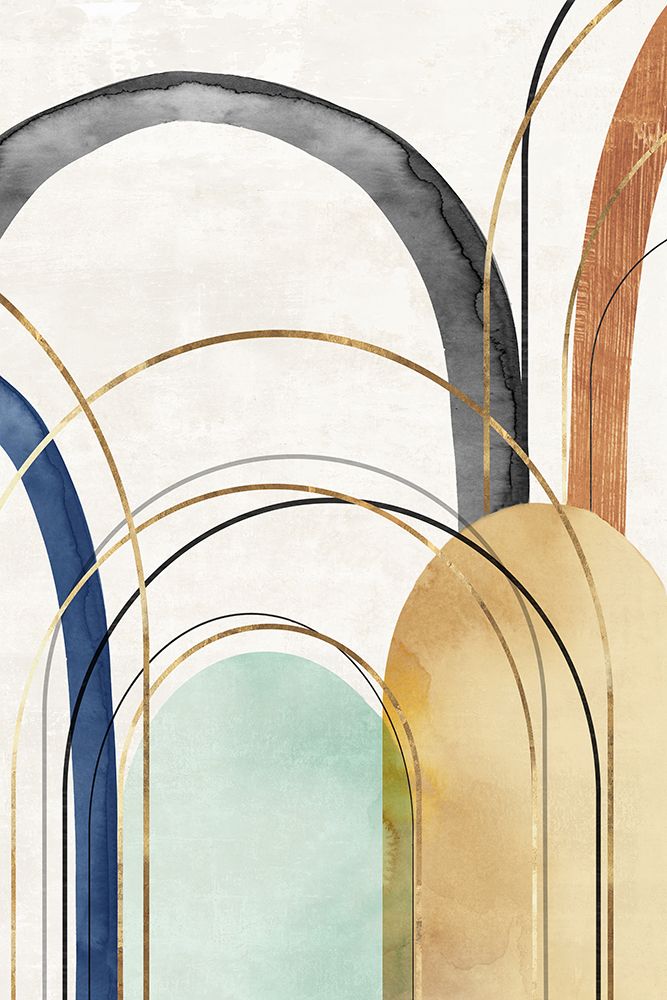 Golden Arches II art print by Emma Peal for $57.95 CAD
