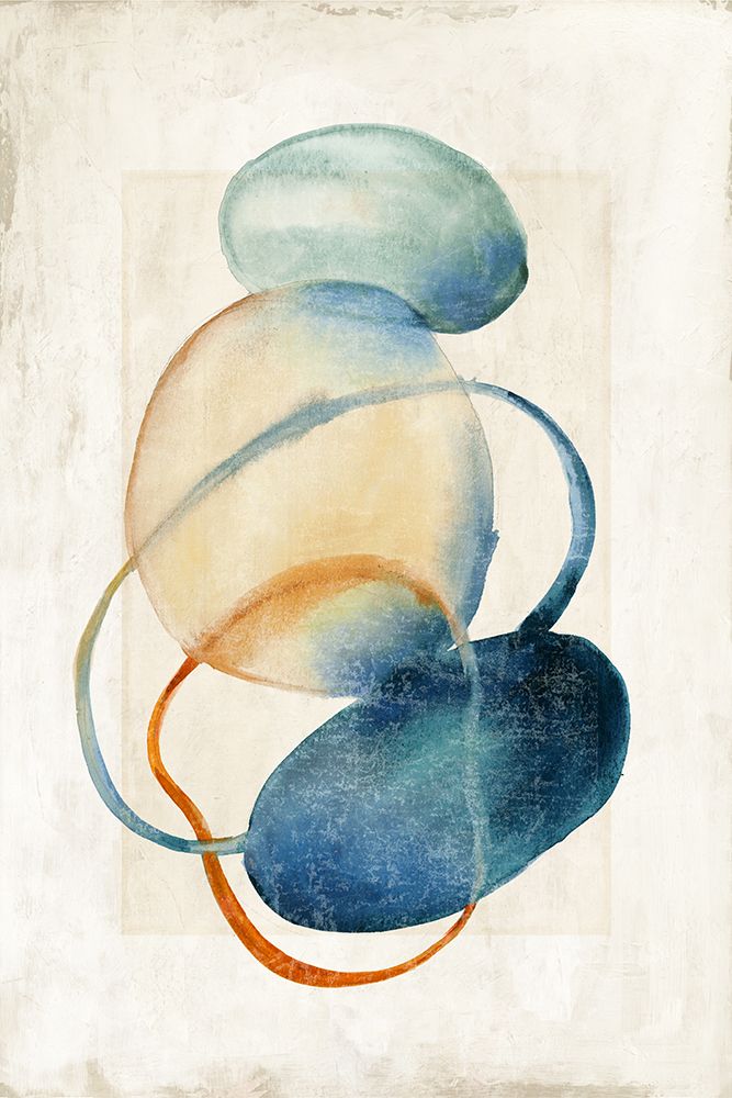 Mid Century Blue art print by Emma Peal for $57.95 CAD