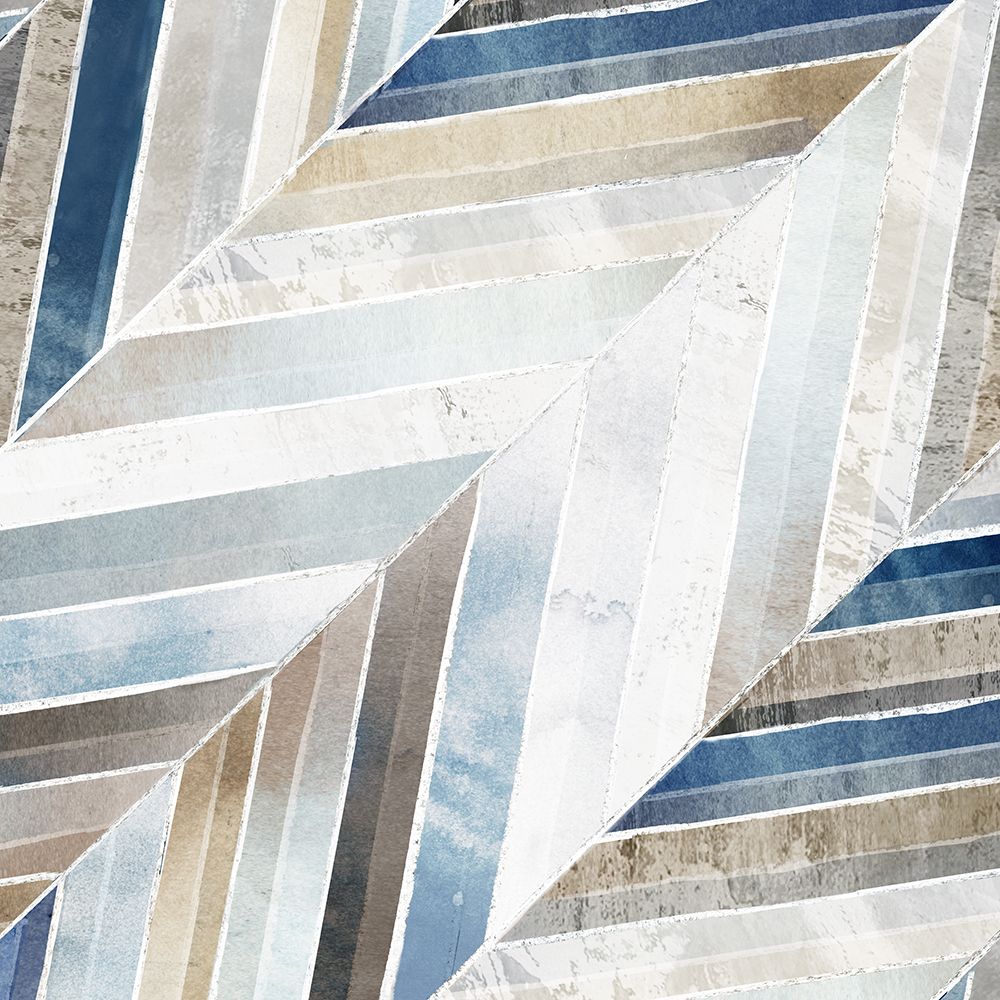 Diagonal Herringbone art print by Emma Peal for $57.95 CAD