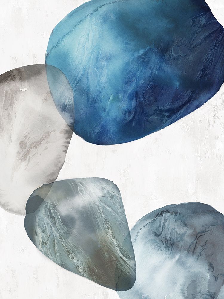 Flow of Blue I art print by Emma Peal for $57.95 CAD