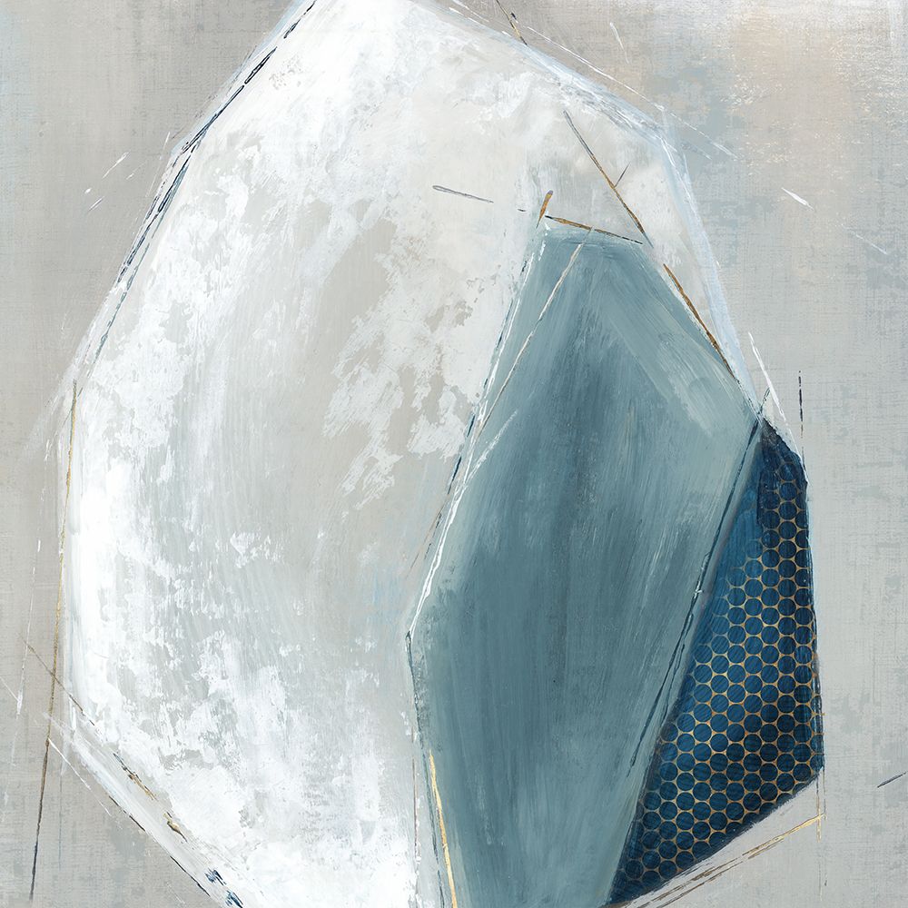 Trio of Blue I art print by Emma Peal for $57.95 CAD
