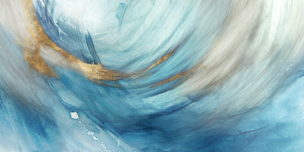 Blue Vortex art print by Emma Peal for $57.95 CAD