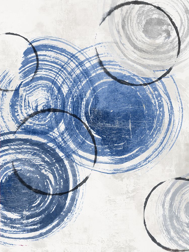 Sapphire Cosmic Dance I art print by Emma Peal for $57.95 CAD
