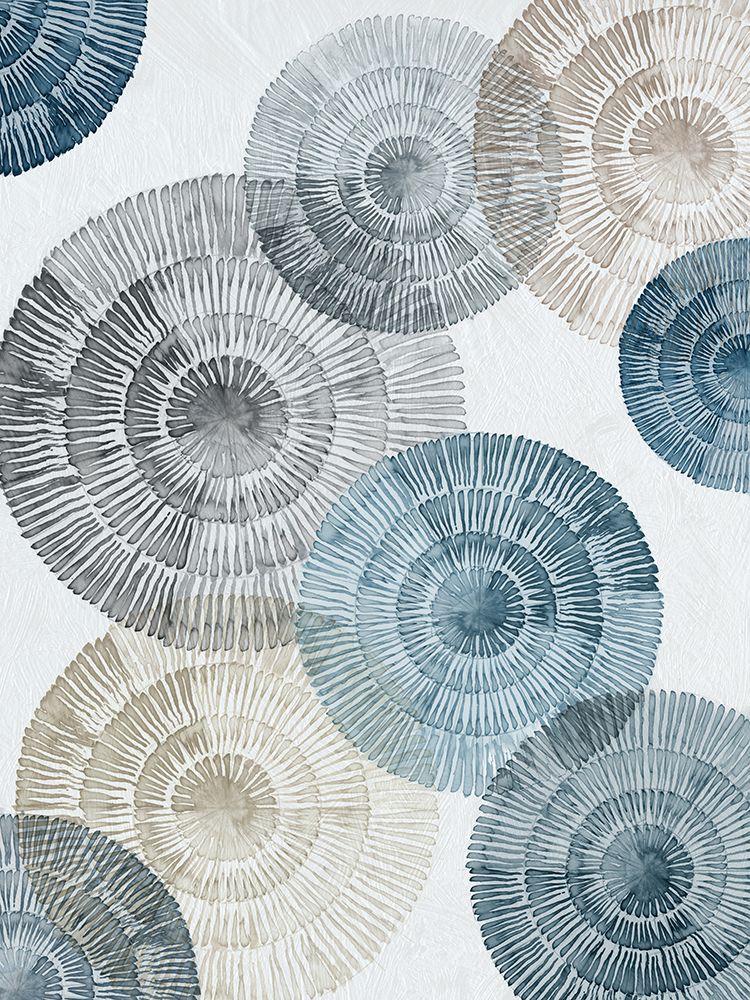 Aqua Rhythmic Reverie I art print by Emma Peal for $57.95 CAD