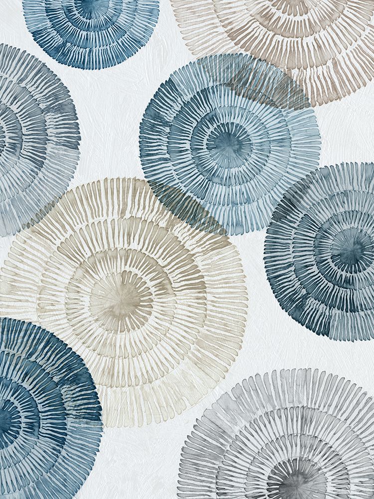 Aqua Rhythmic Reverie II art print by Emma Peal for $57.95 CAD