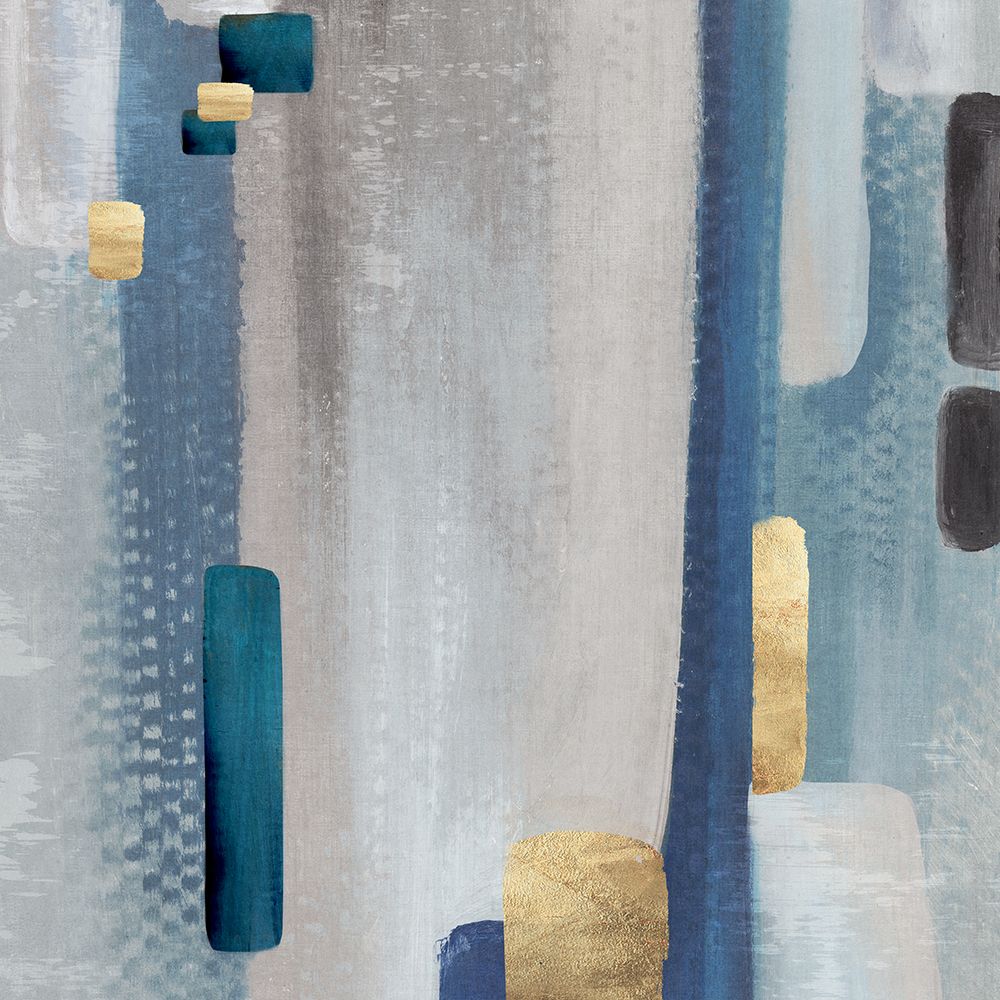 Blues of Klimt II art print by Emma Peal for $57.95 CAD