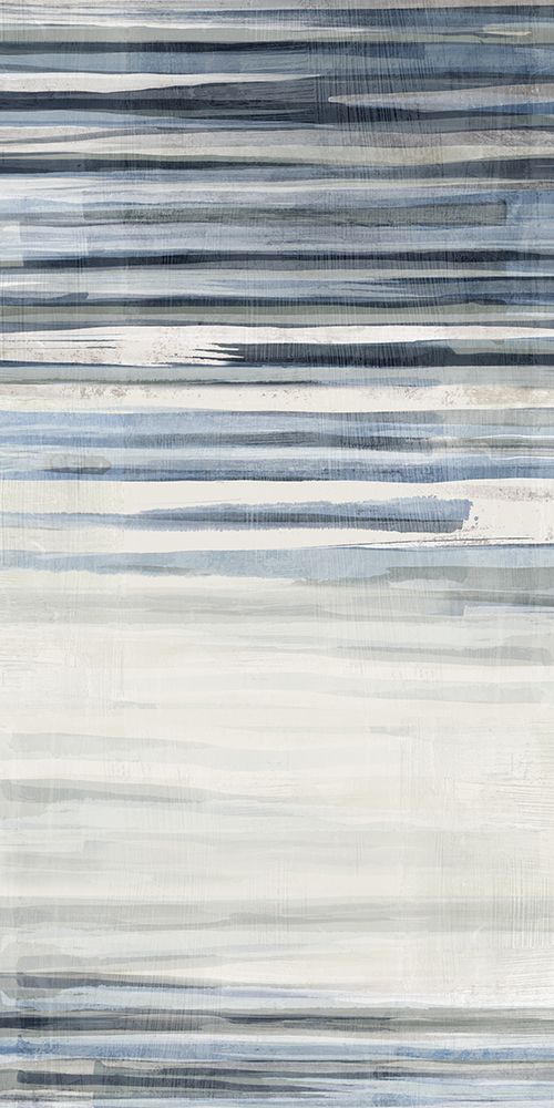 Watercolour Blue Lines II art print by Emma Peal for $57.95 CAD