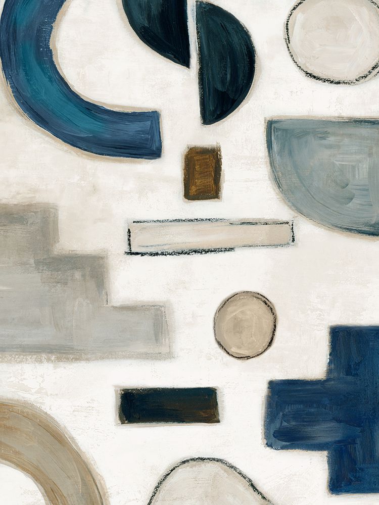 Blue Color Dance I art print by Emma Peal for $57.95 CAD