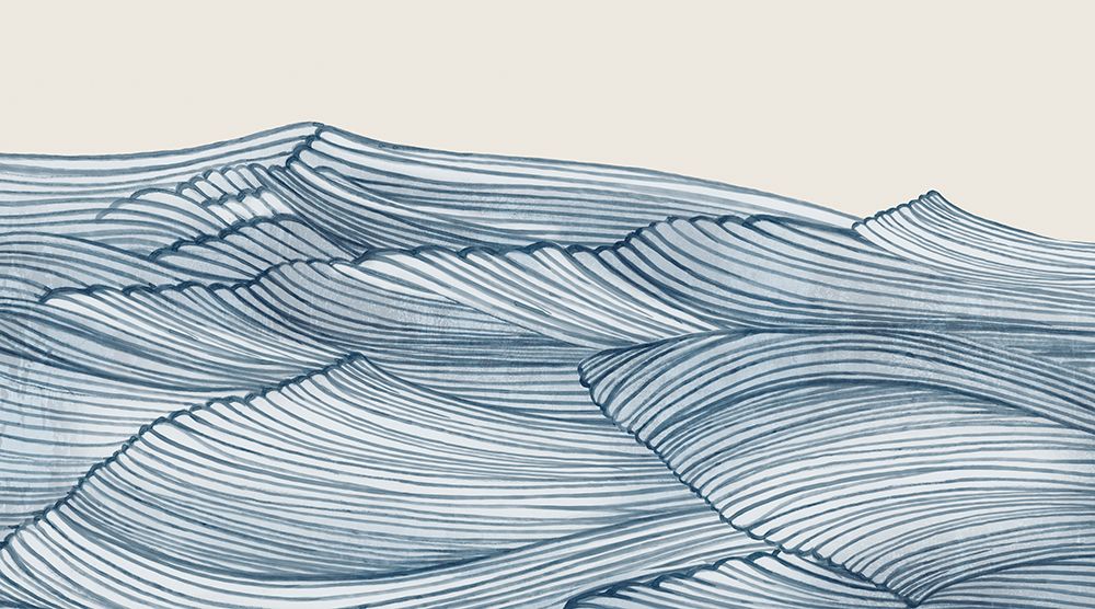 Lines of Wave art print by Emma Peal for $57.95 CAD