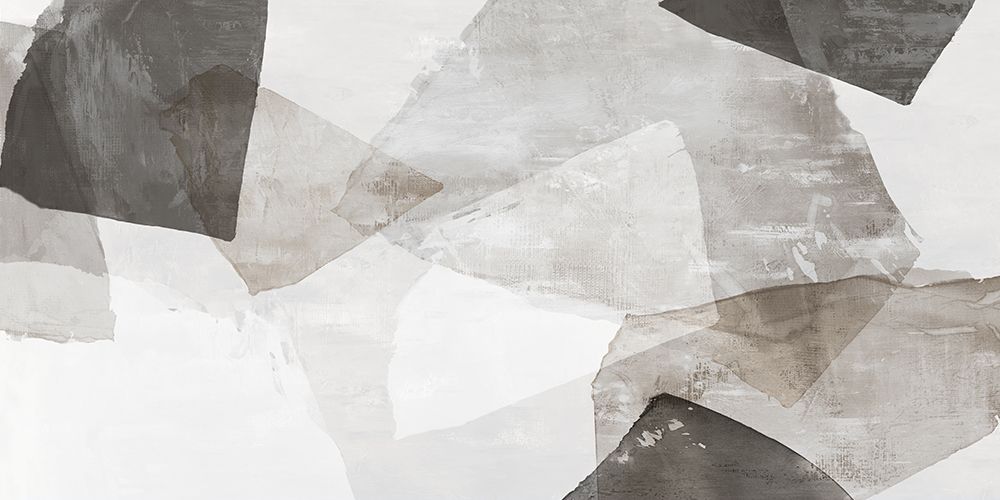 Muted Layers of Overlapping Shapes art print by Emma Peal for $57.95 CAD