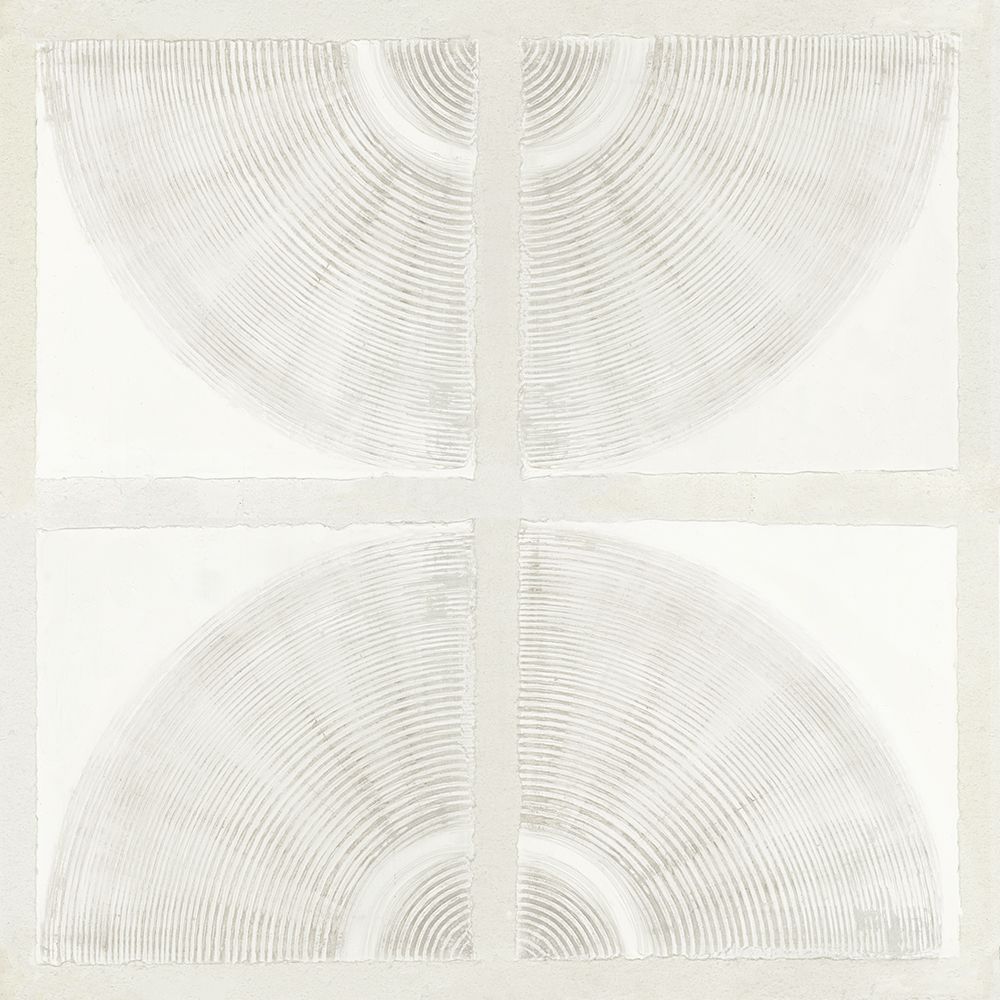Quartered Circles in Pale Symmetry art print by Emma Peal for $57.95 CAD