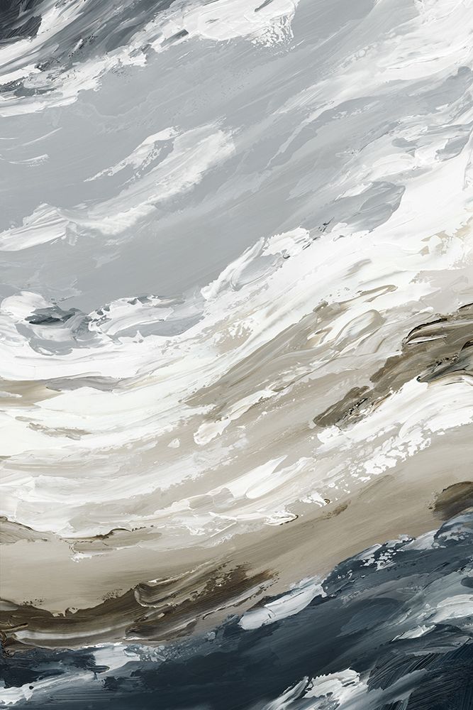 Stormy Waves in Abstract Motion art print by Emma Peal for $57.95 CAD