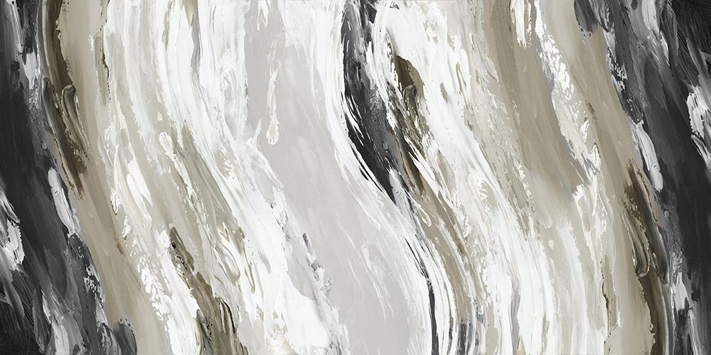 Flowing Monochrome Currents art print by Emma Peal for $57.95 CAD