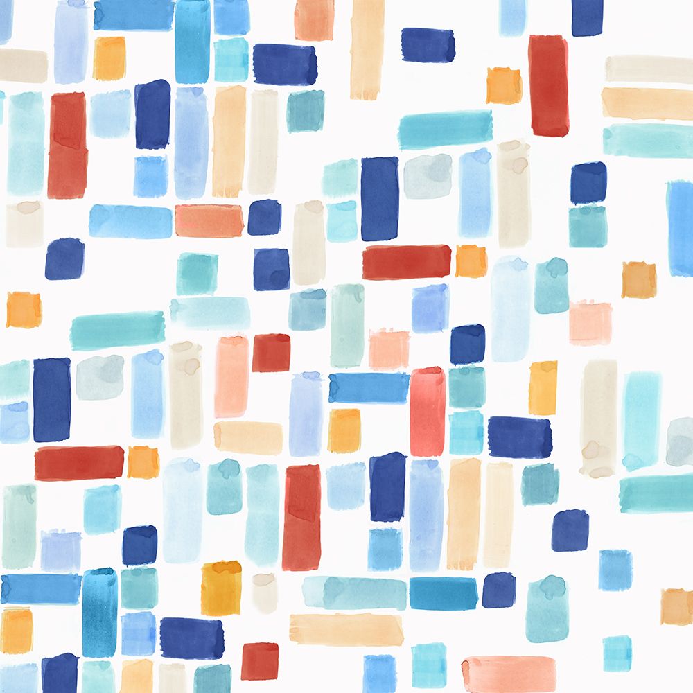 Happy Shapes I art print by Emma Peal for $57.95 CAD