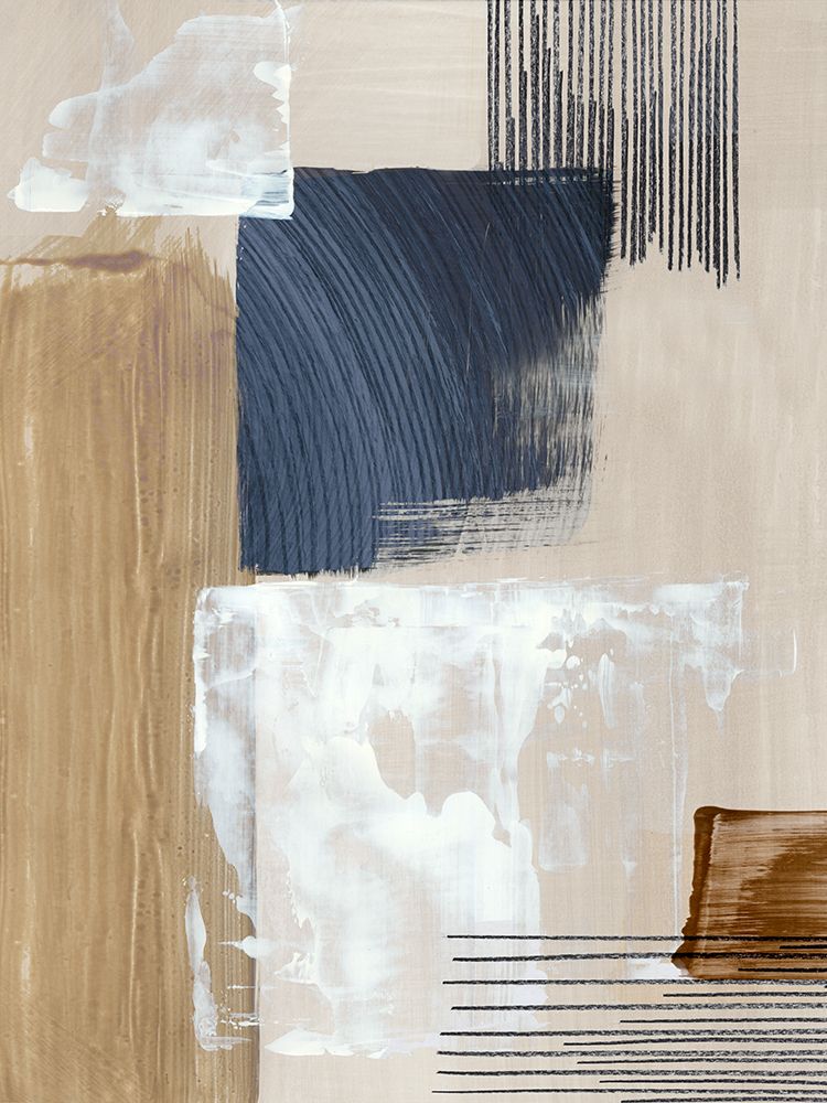 Geometric Harmony in Neutral Tones II art print by Emma Peal for $57.95 CAD