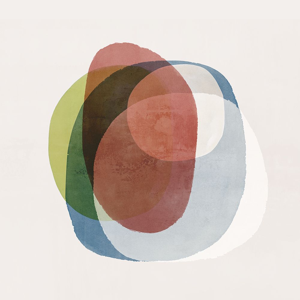 Overlapping Color Harmony art print by Emma Peal for $57.95 CAD