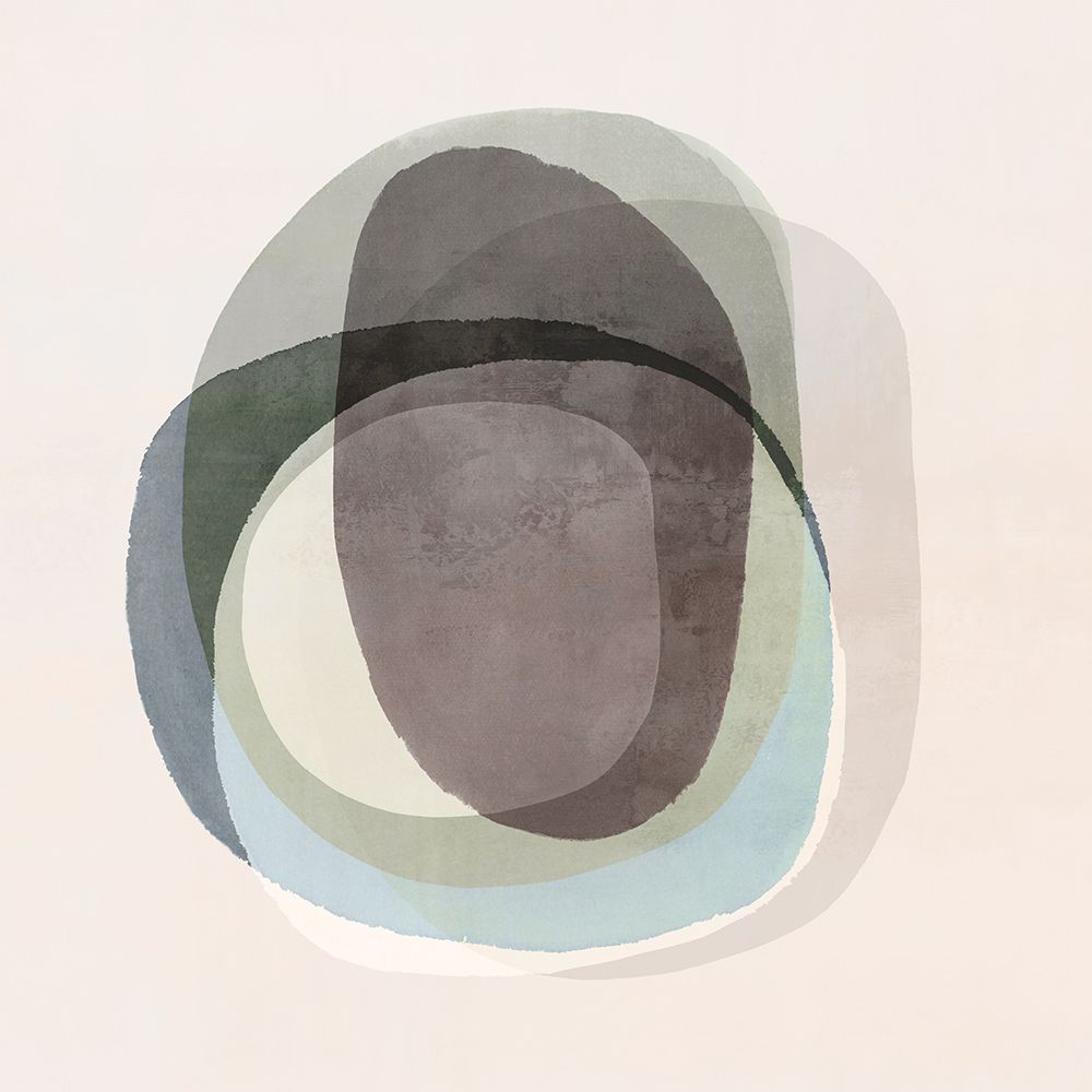 Overlapping Echoes in Soft Hues art print by Emma Peal for $57.95 CAD
