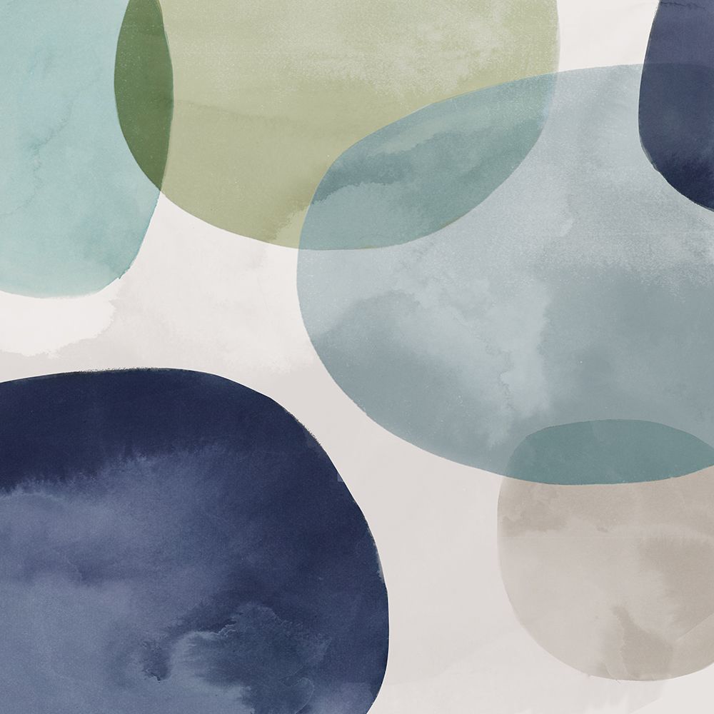 Colorful Overlapping Ovals Exploration I art print by Emma Peal for $57.95 CAD