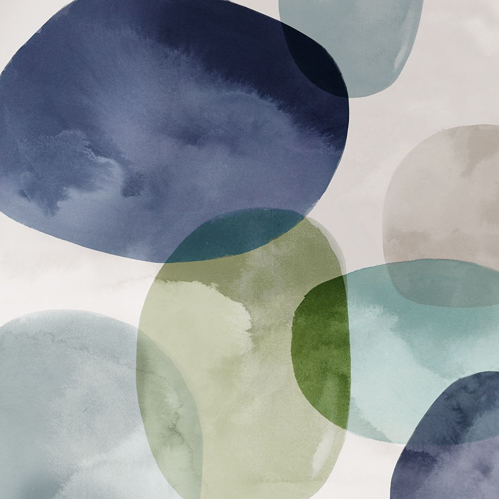 Colorful Overlapping Ovals Exploration II art print by Emma Peal for $57.95 CAD