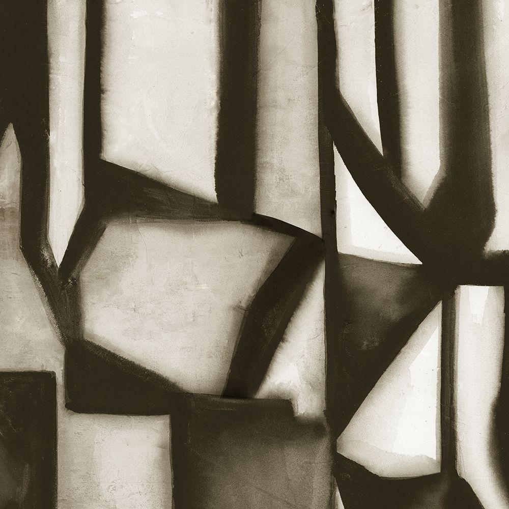Geometric Shadows in Sepia Tones II art print by Emma Peal for $57.95 CAD