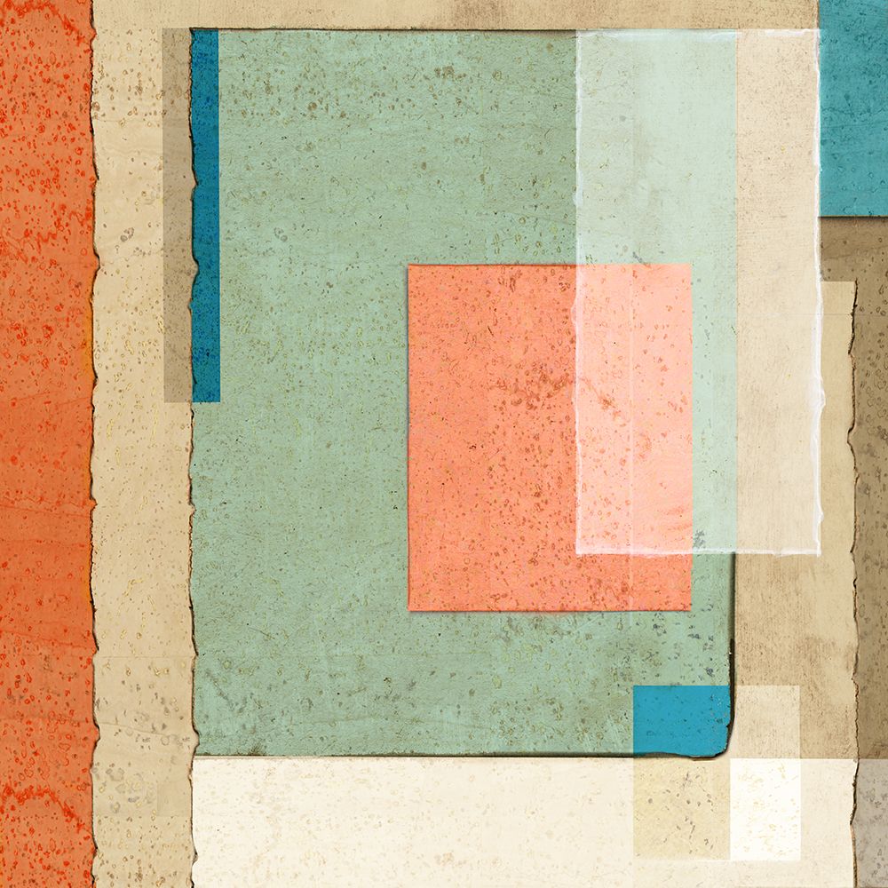 Rectangles and Soft Textures Harmony art print by Emma Peal for $57.95 CAD