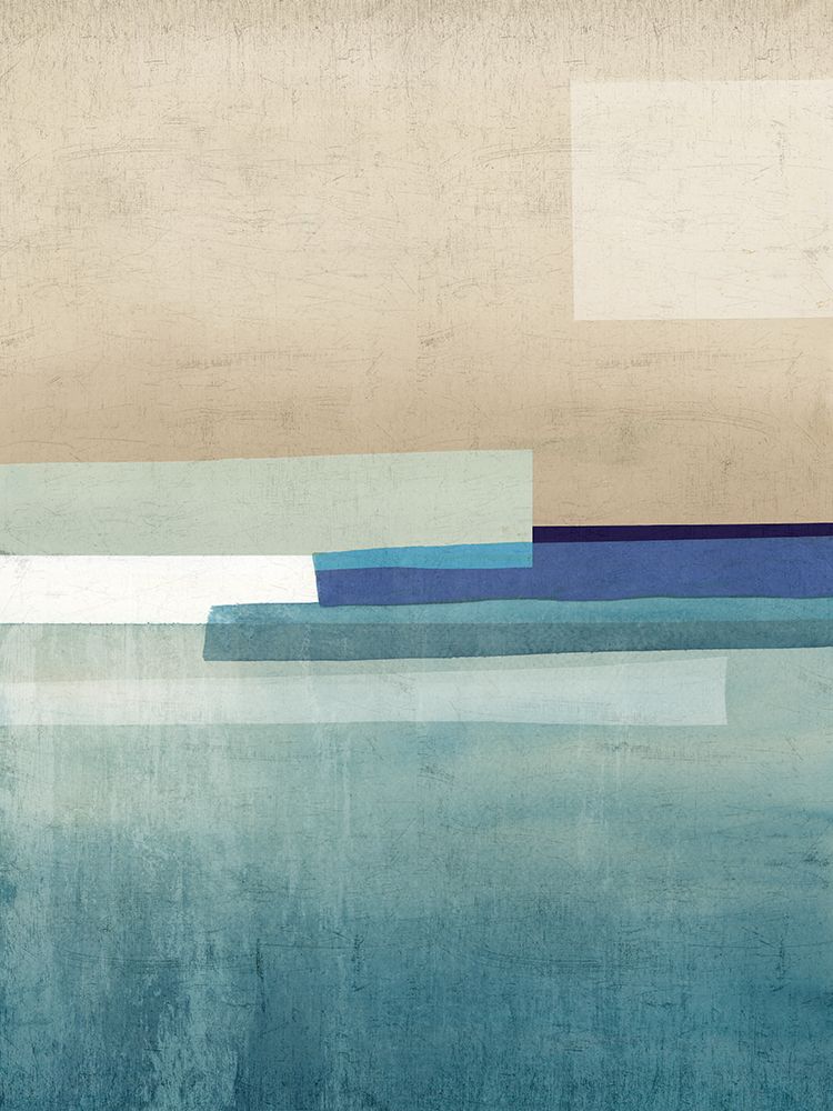 Layers of Blue Serenity art print by Emma Peal for $57.95 CAD