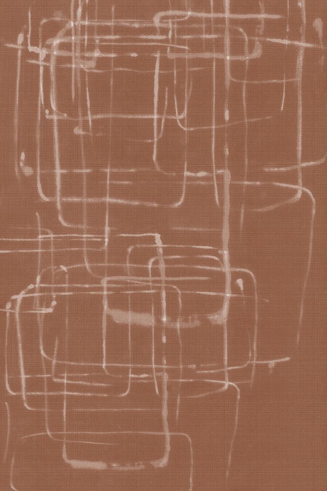 Interwoven Lines on Brown Canvas art print by Emma Peal for $57.95 CAD
