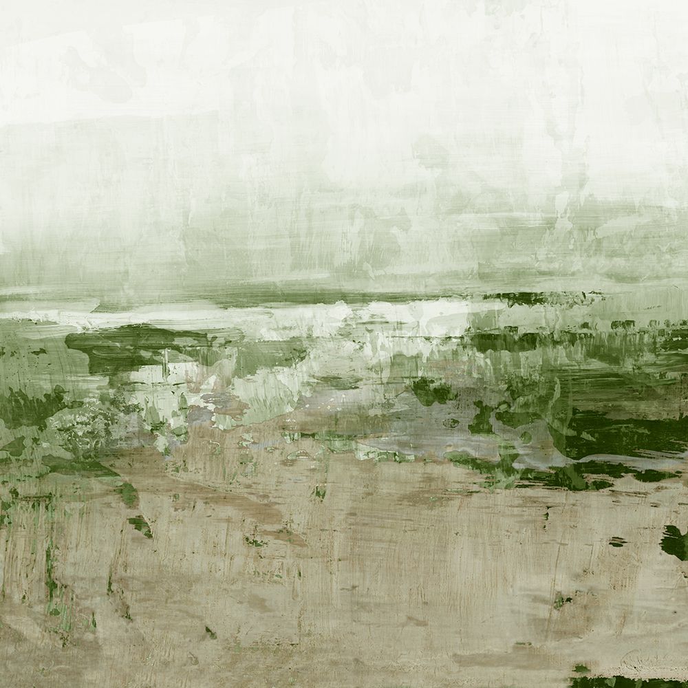 Muted Landscape in Greens art print by Emma Peal for $57.95 CAD