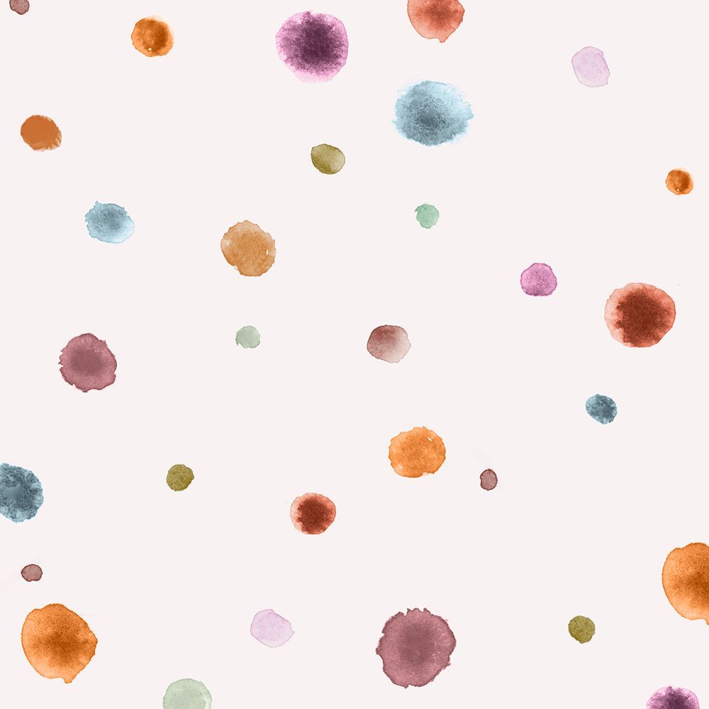 Colorful Watercolor Splatters on White I art print by Emma Peal for $57.95 CAD