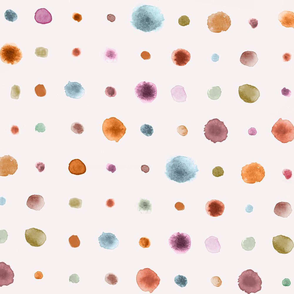 Colorful Watercolor Splatters on White II art print by Emma Peal for $57.95 CAD
