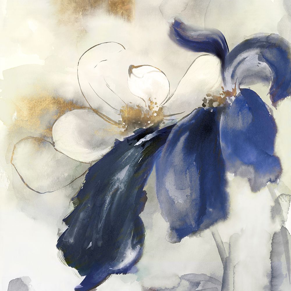 Blue Blossoms Florals II art print by Alex Black for $57.95 CAD