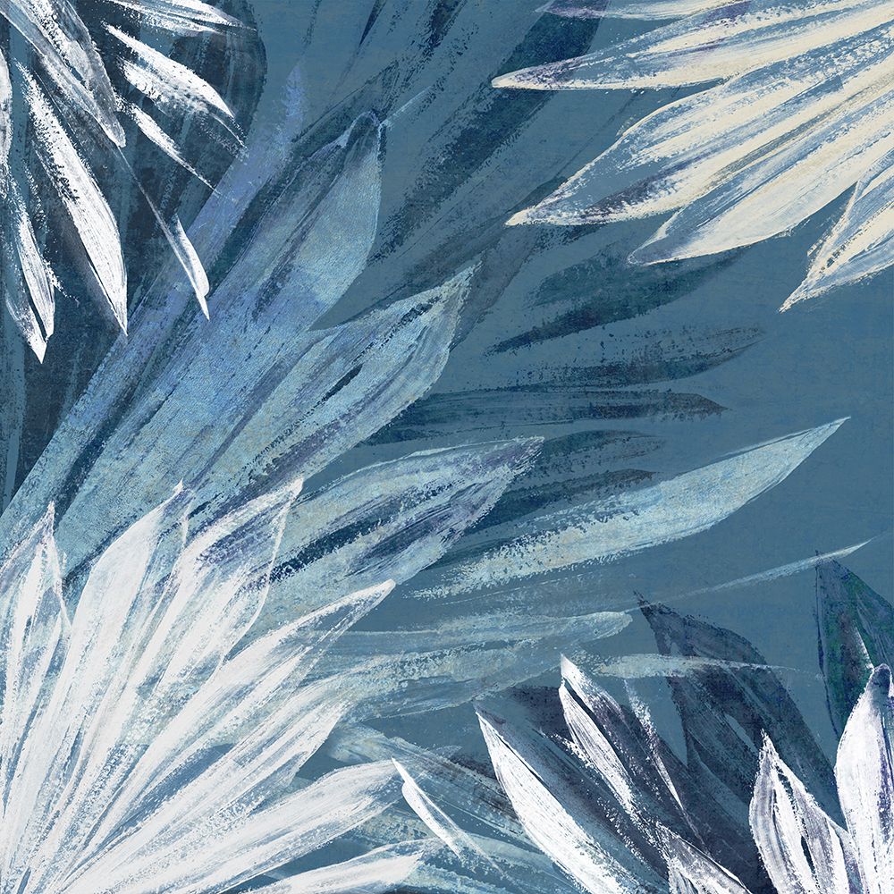 Small Blue Palms I art print by Alex Black for $57.95 CAD