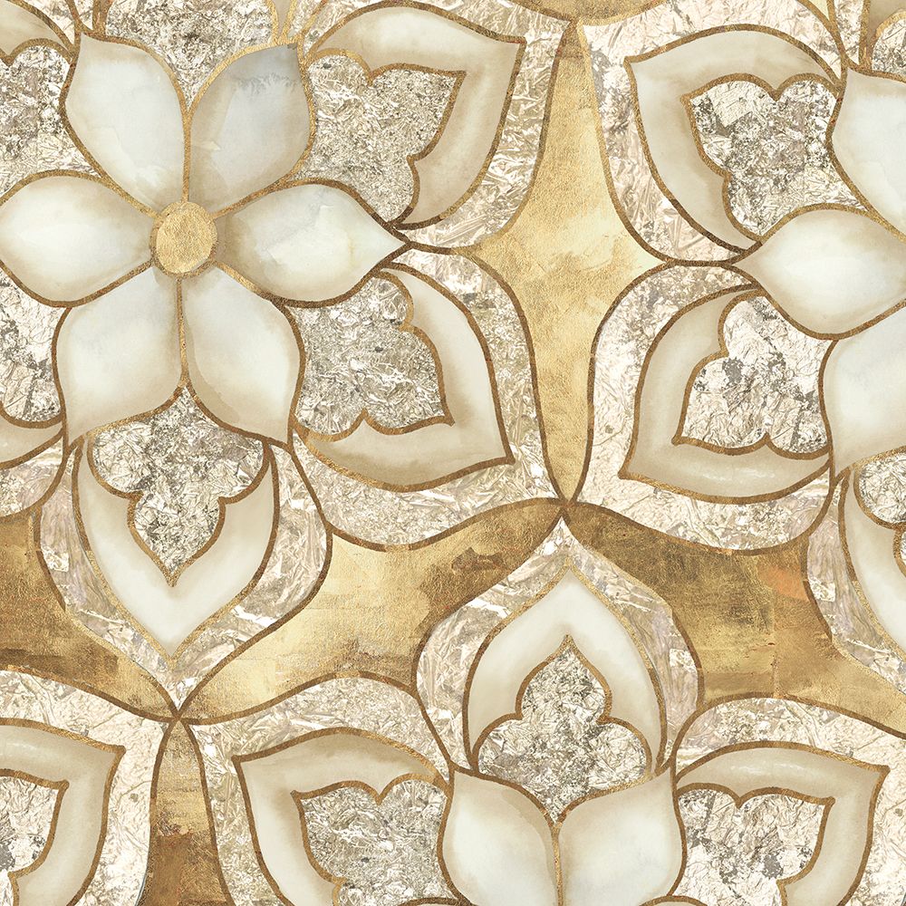 Gold Sparkle Tile II art print by Alex Black for $57.95 CAD