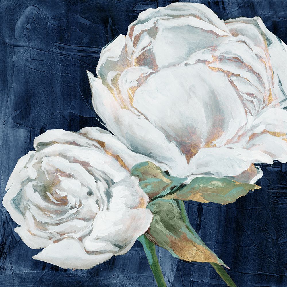 Blue Peony I art print by Alex Black for $57.95 CAD