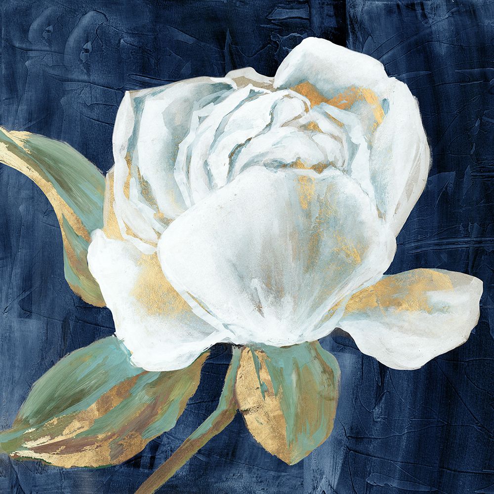 Blue Peony II art print by Alex Black for $57.95 CAD