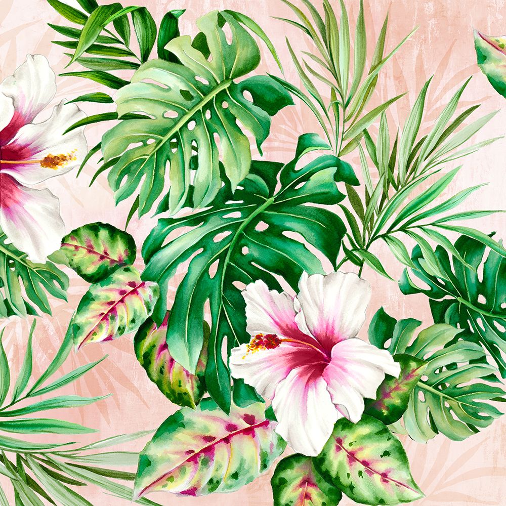 Hot Tropical Floral art print by Alex Black for $57.95 CAD