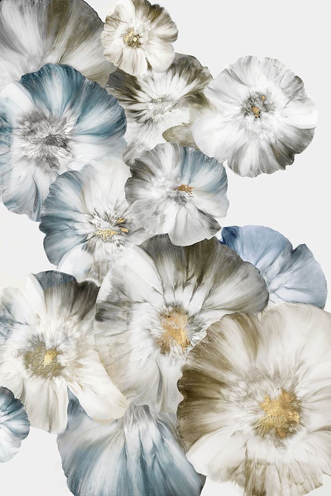 Azure Florals art print by Alex Black for $57.95 CAD