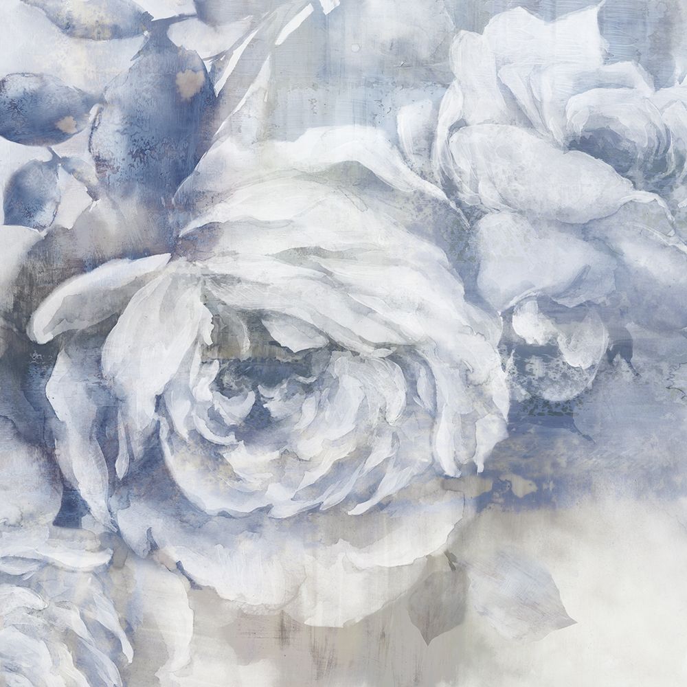 Soft Blue Flora art print by Alex Black for $57.95 CAD