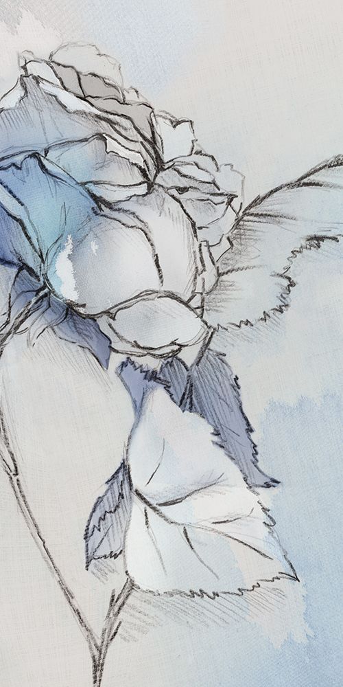 Romantic Blue II art print by Alex Black for $57.95 CAD