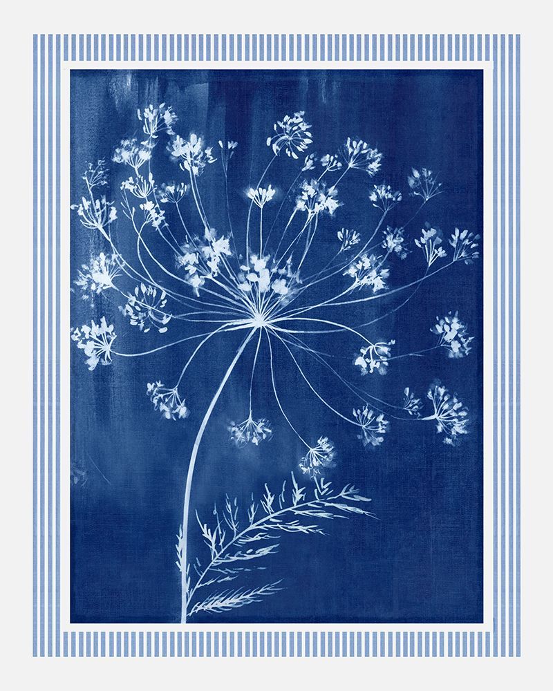 Delicate Floral in Blue Tones I art print by Alex Black for $57.95 CAD