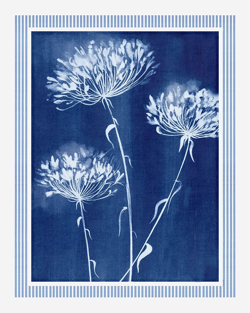 Delicate Floral in Blue Tones II art print by Alex Black for $57.95 CAD