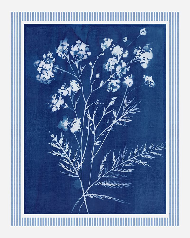 Delicate Floral in Blue Tones III art print by Alex Black for $57.95 CAD