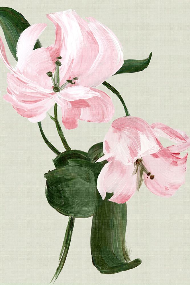 Pink Tranquil Lilies art print by Alex Black for $57.95 CAD