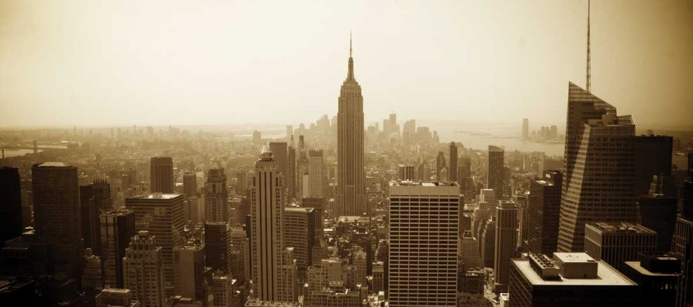 New York Skyline art print by Bill Gannos for $57.95 CAD