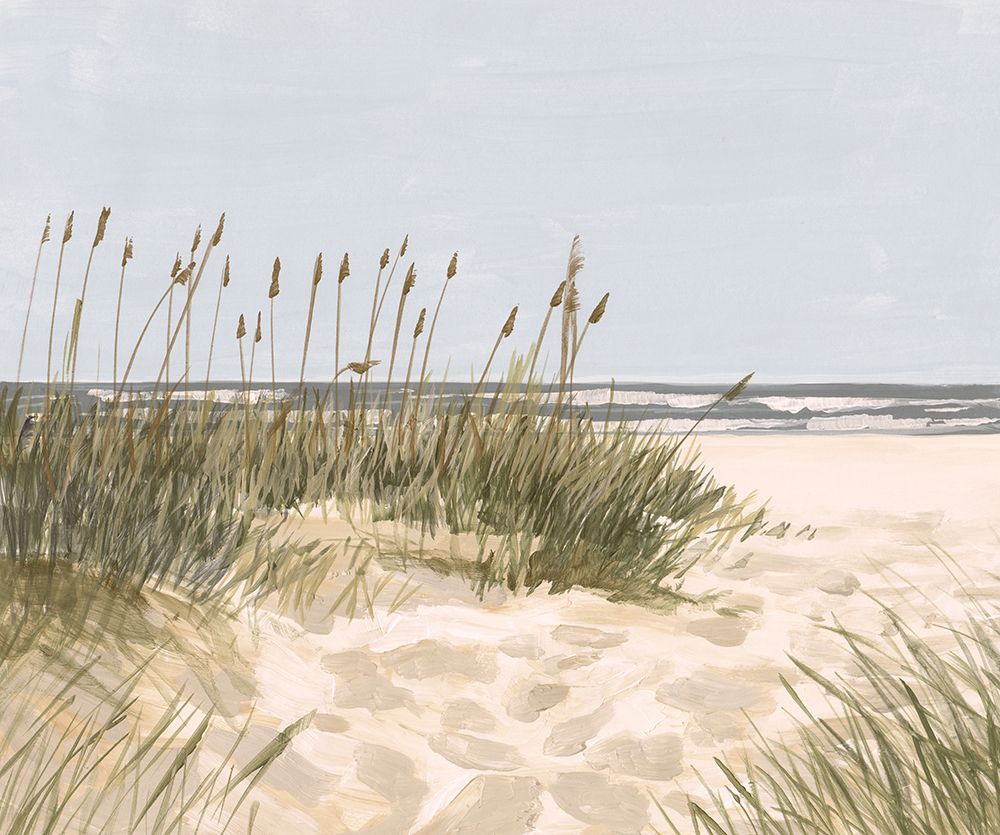 Gentle Dunes by Calm Seashore art print by Errico And Slyp for $57.95 CAD