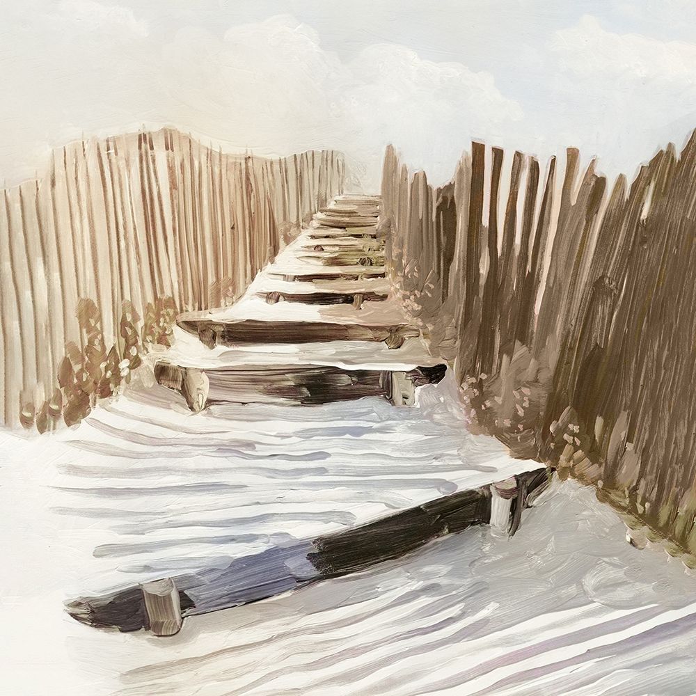Wooden Steps Toward Cloudy Horizon art print by Errico And Slyp for $57.95 CAD