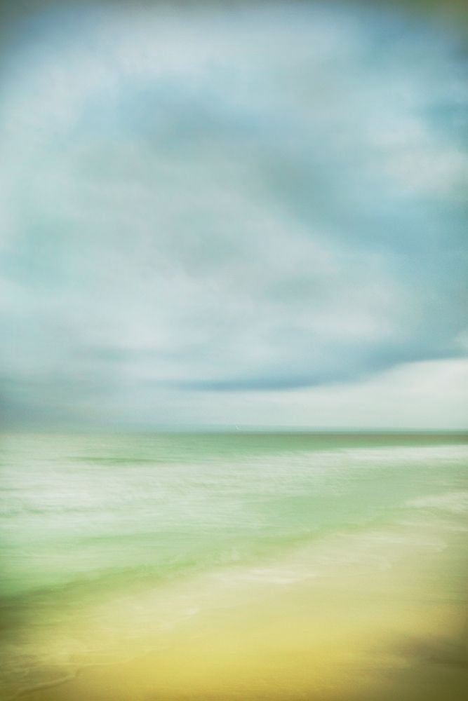 Blue Sky Beach art print by Karin Connolly for $57.95 CAD
